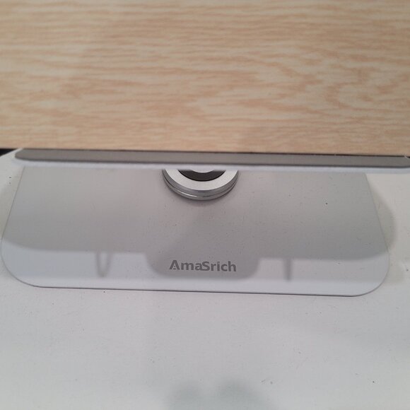 Amasrich Book Stand for Reading, Adjustable Holder with 360° Rotating Base - Picture 3 of 7